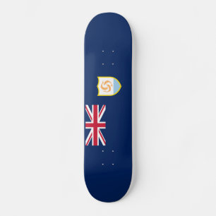 Skateboard Drapeau patriotique d'Anguilla