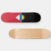 Skateboard Drapeau patriotique d'Antigua-et-Barbuda (Horz)
