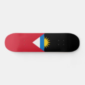 Skateboard Drapeau patriotique d'Antigua-et-Barbuda (Horz)