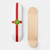 Skateboard Drapeau patriotique d'Aurigny (Recto)