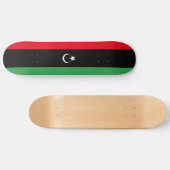 Skateboard Drapeau patriotique de Libye (Horz)