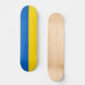 Skateboard Drapeau patriotique ukrainien (Recto)