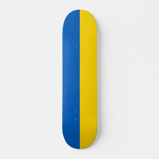 Skateboard Drapeau patriotique ukrainien (Devant)