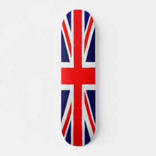 Skateboard Drapeau peint - Vieux établissement