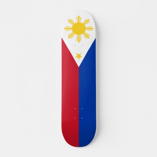 Skateboard Drapeau philippin des Philippines (Devant)