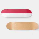 Skateboard Drapeau polonais (Pologne) (Horz)