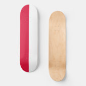 Skateboard Drapeau polonais (Pologne) (Recto)