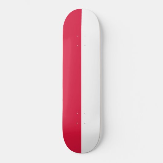 Skateboard Drapeau polonais (Pologne) (Recto)