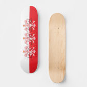 Skateboard Drapeau Polska Aigles rouges (Recto)
