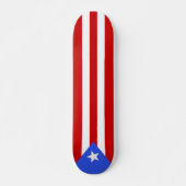 Skateboard Drapeau Porto Rico (Devant)