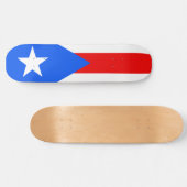 Skateboard Drapeau portoricain (Porto Rico) (Horz)