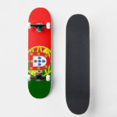Skateboard Drapeau portugais (Recto)