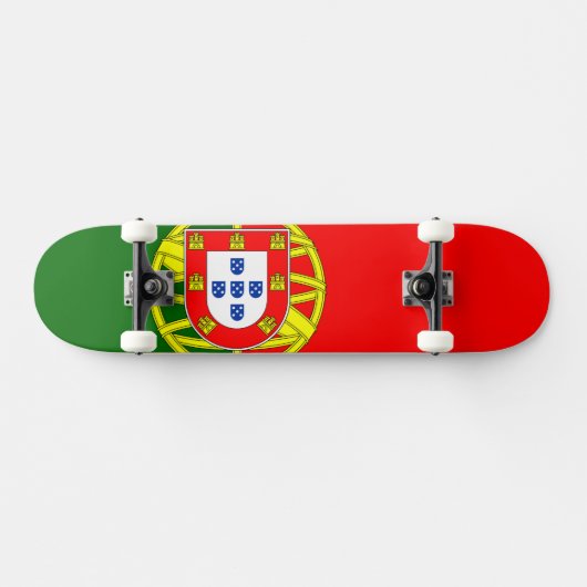 Skateboard Drapeau portugais (Horz)