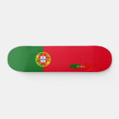 Skateboard Drapeau portugais (Horz)