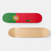 Skateboard Drapeau portugais (Horz)