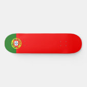 Skateboard Drapeau portugais (Portugal) (Horz)