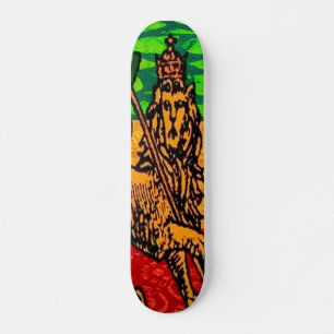 Skateboard Drapeau Rasta Lion de Juda