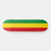 Skateboard Drapeau rastafarien Rasta Ethiopie (Horz)