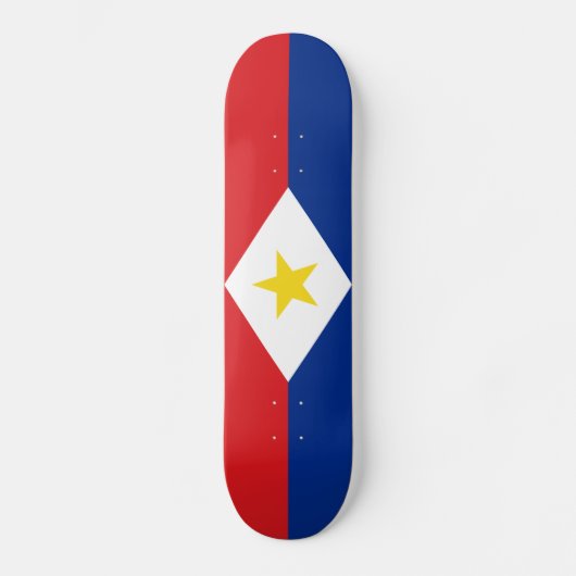 Skateboard Drapeau Saba (Recto)