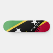 Skateboard Drapeau Saint-Kitts-et-Nevis (Horz)