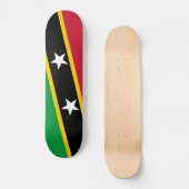 Skateboard Drapeau Saint-Kitts-et-Nevis (Recto)