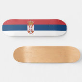 Skateboard Drapeau serbe (Horz)