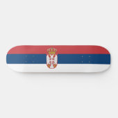 Skateboard Drapeau serbe (Horz)