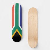 Skateboard Drapeau simple de l'Afrique du Sud (Recto)