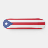 Skateboard Drapeau simple de Porto Rico (Horz)