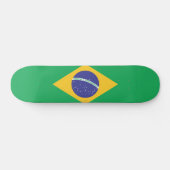 Skateboard Drapeau simple du Brésil (Horz)