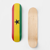 Skateboard Drapeau simple du Ghana (Recto)