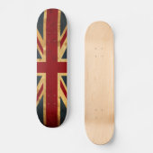 Skateboard Drapeau souillé d'Union Jack R-U (Recto)