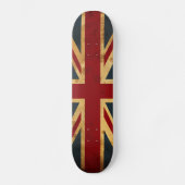 Skateboard Drapeau souillé d'Union Jack R-U (Recto)