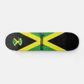 Skateboard Drapeau souriant jamaïcain (Horz)