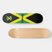 Skateboard Drapeau souriant jamaïcain (Horz)