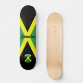 Skateboard Drapeau souriant jamaïcain (Recto)