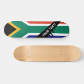 Skateboard Drapeau sud-africain (Horz)