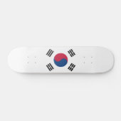 Skateboard Drapeau sud-coréen (Horz)