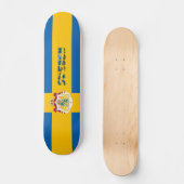 Skateboard Drapeau suédois (Recto)