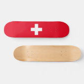 Skateboard Drapeau suisse (Horz)