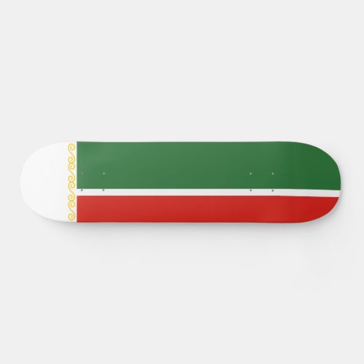 Skateboard Drapeau tchétchène (Horz)