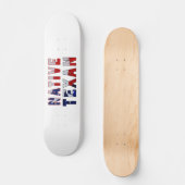 Skateboard Drapeau texan natif (Recto)