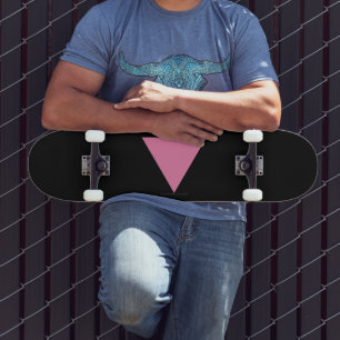 Skateboard Drapeau triangle rose de SlipperyJoe's symbole ros