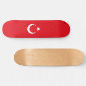 Skateboard Drapeau turc (Turquie) (Horz)
