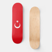 Skateboard Drapeau turc (Turquie) (Recto)
