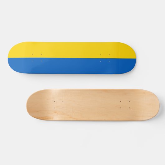 Skateboard Drapeau Ukraine (Horz)