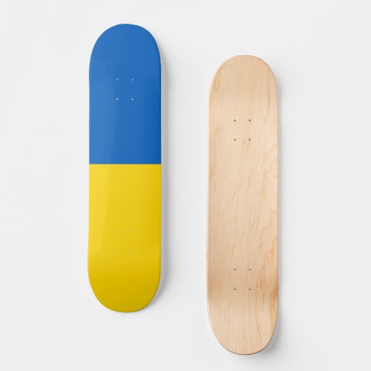 Skateboard Drapeau ukrainien (Recto)
