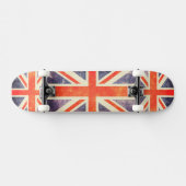Skateboard Drapeau Union Jack vintage (Horz)