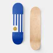 Skateboard Drapeau uruguayen (Uruguay) (Recto)