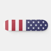 Skateboard Drapeau USA, drapeau des États-Unis (Horz)